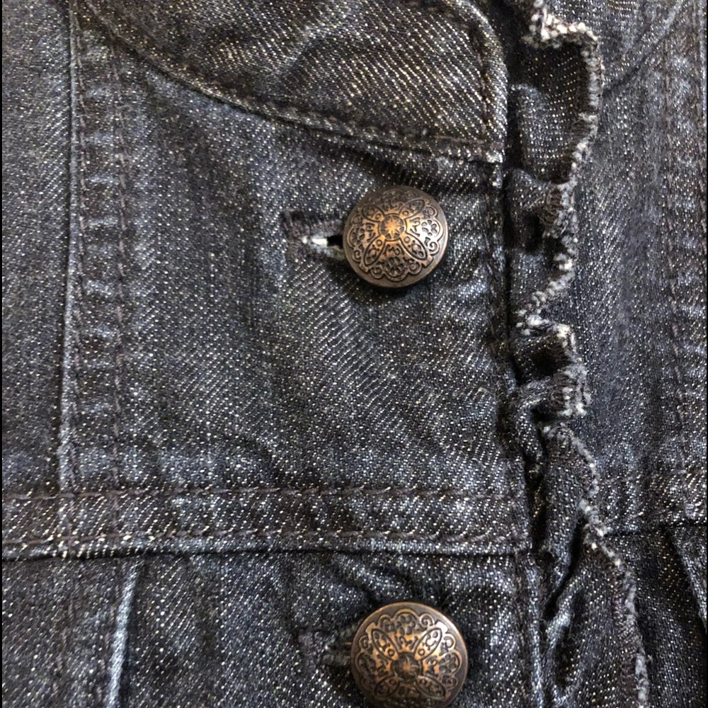 The Limited Ruffle Jean Jacket - Picture 4 of 4